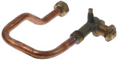 Gasledning Kobber Rør ø 12mm med dyseholder