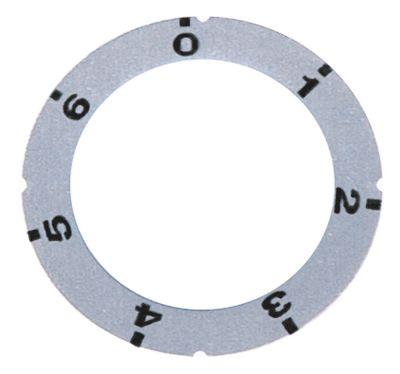 Knapsymbol Kontakt 7-takt sølv
