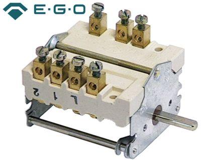 Kamkontakt 32A Skiftesekvens 0-1-2-3 Akse ø 6x4,6mm Akselængde 23mm