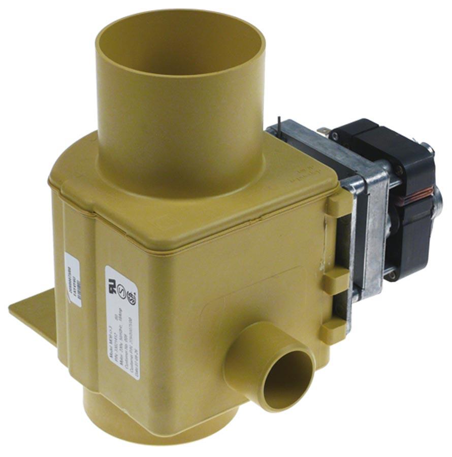 Afløbsmagnetventil 230V Indgang 80mm Udgang 77mm NO Overløb Ø 35mm MDB-O-3 elektrisk