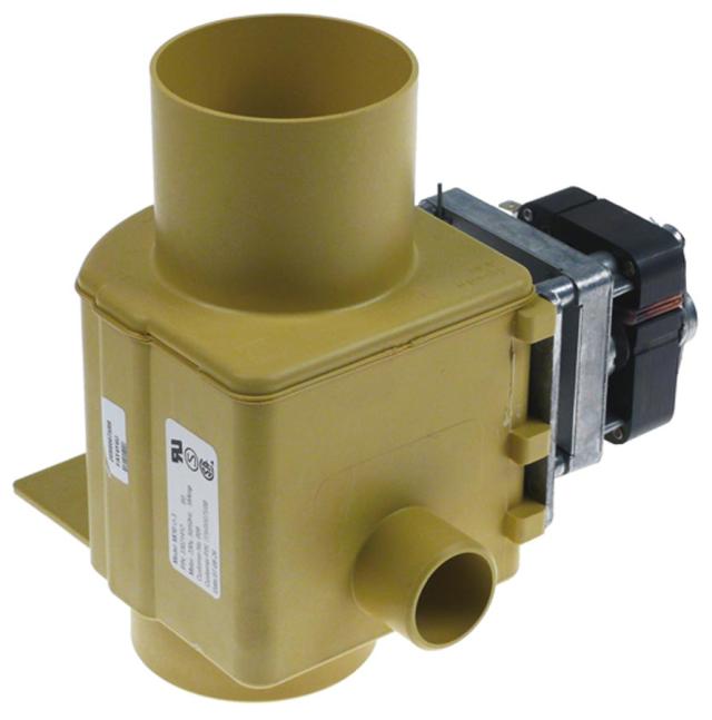 Afløbsmagnetventil 230V Indgang 80mm Udgang 77mm NO Overløb Ø 35mm MDB-O-3 elektrisk
