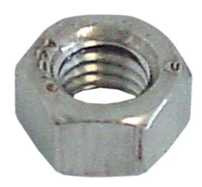 Møtrik Gevind M12x1,75 CNS H 10mm SW 19 DIN/ISO DIN 934 / ISO 4032/8673 VPE 1Stk.