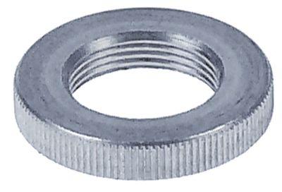 Riflet fingermøtrik Gevind M17x1 CNS ø 30mm H 5mm