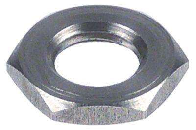Sekskantmøtrik Gevind M10x1 CNS H 3mm SW 17 VPE 1 Stk.