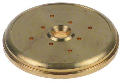 Vandfordeler Messing ø 574mm H 75mm Hul ø 2mm Fastgørelse ø 66mm 8 Huller