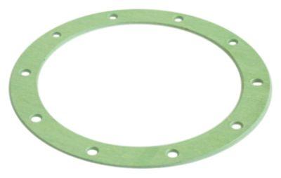 Boilerpakning FIBER D1 ø 234mm D2 ø 184mm Materialestyrke 3mm passer til VISACREM 10 Huller