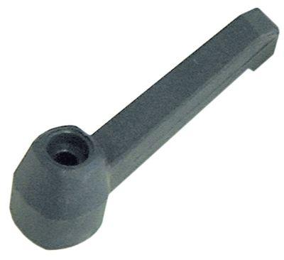 Håndtag Tilslutning 9x7,5 Gevind  - Plastik H 40mm L 65mm