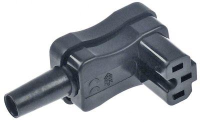 Opvarmingsenheds-stikdåse Termoplast vinkel T155 C15A maks 10A/250V