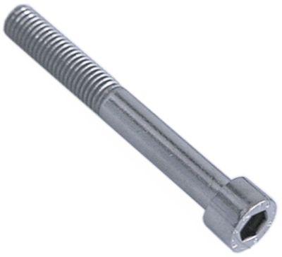 Cylinderhovedskrue DIN 912/ISO 4762 Gevind M10 L 80mm Stål galvaniseret SW 8 Holder Unbrako