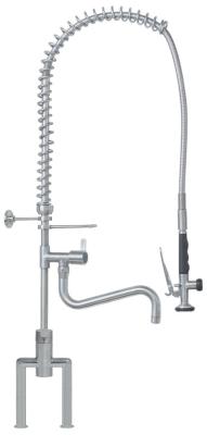 Servicebruser INOX Håndtag Keramikpatron ø47mm Armatur Tilslutning 1/2