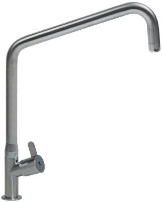 Vandhane til vask eller bord INOX Håndtag Keramikoverdel 3/4