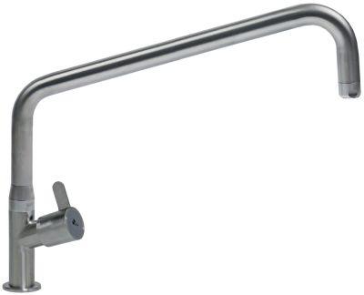 Vandhane til vask eller bord INOX Håndtag Keramikoverdel 3/4