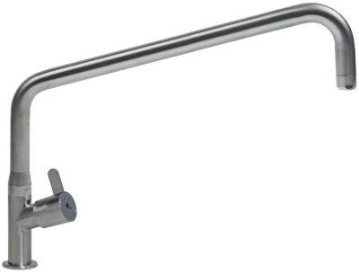 Vandhane til vask eller bord INOX Håndtag Keramikoverdel 3/4