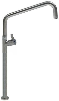 Vandhane til vask eller bord INOX Håndtag Keramikoverdel 3/4
