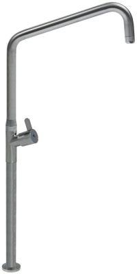 Vandhane til vask eller bord INOX Håndtag Keramikoverdel 3/4
