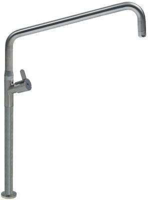 Vandhane til vask eller bord INOX Håndtag Keramikoverdel 3/4