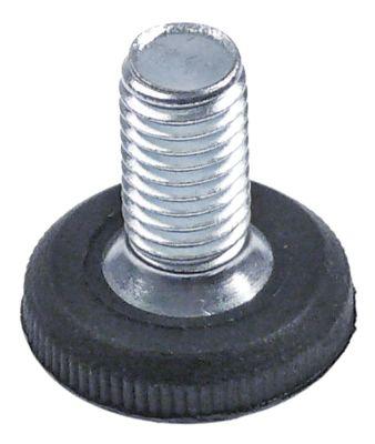 Apparatfod Gevind M10 ø 26mm H 6mm Gevind L 20mm VPE 1Stk.