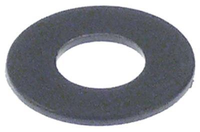 Underlagsskive Plastik ID ø 8mm UD ø 18mm Materialestyrke 1mm til hængsler VPE 1Stk.
