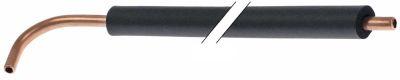 Kobberrør L 1060mm med isolering VPE 1 Isoleringstykkelse 4mm Tykkelse 8mm