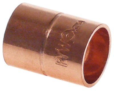 Muffe Kobber ø 14/14mm indvendig/indvendig til lodning Køleteknik
