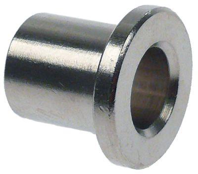 Bøsning ID ø 10mm UD ø 14mm L 18mm til drejeleje Kombidæmper
