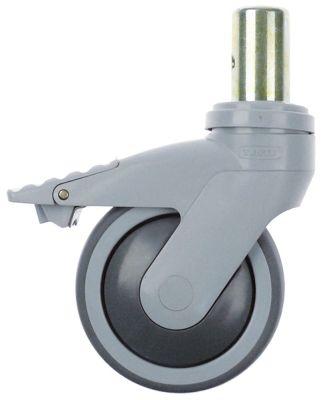 Styrerulle Tap H 137mm med komplet låseanordning Tap-ø 28mm -20 til +60°C ø 100mm Hjulbredde 32mm