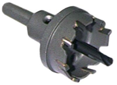 Hulsav Hårdt metal ø 33mm Materialestyrke op til 4,0mm Skaft ø 10mm