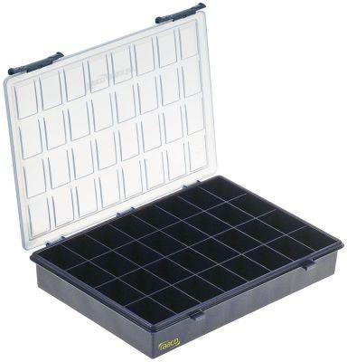 Sortimentkasse Polypropylen Nyttelast 5kg G3-32  - 32 rum Udvendige mål 338x261x57mm