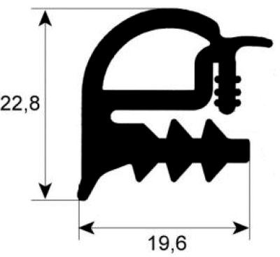 Lågepakning Profil 2250 B 470mm L 520mm VPE 1 til enhed 6 x 1/1 Udvendige mål