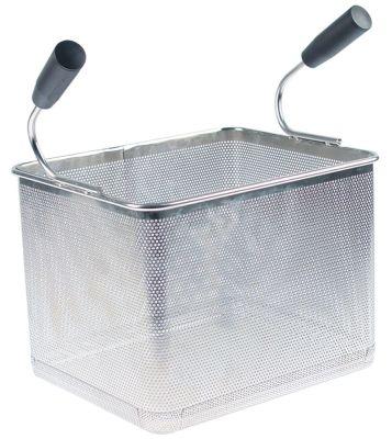 Pastakurv B1 290mm L1 240mm H1 215mm passer til H3 357mm Rustfrit stål