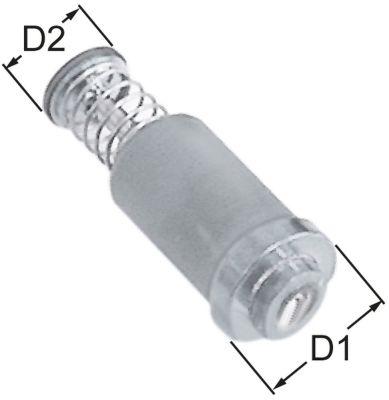 Magnetindsats D1 ø 154mm D2 ø 11mm L 39mm Standard passer til PEL20-21/JUNKERS/EGA