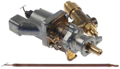 Gastermostat Gasindgang Rørflange ø16mm KBD ø 37mm Termoelementtilslutning M8x1