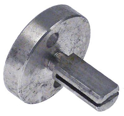Adapter Akse ø 10x8mm Akselængde 19/19mm passer til OLIS