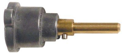 Forreste del til gashane Akse ø 6x4,6mm Akselængde 30/23mm Udglatning oppe/nede
