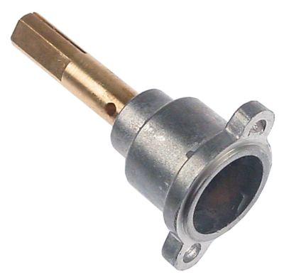 Forreste del til gashane Akse ø 8x6,5mm Udglatning oppe/nede L1 31mm L2 15mm