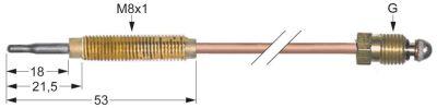 Ffd t1/t2 m8x1  l=1200 mm  