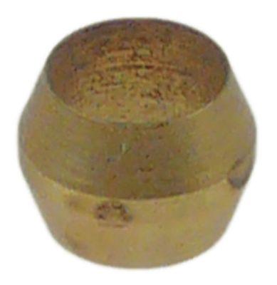 Skærering Messing ID ø 7mm UD ø 95mm L 7mm fra serie nr. 646 VPE 1Stk.
