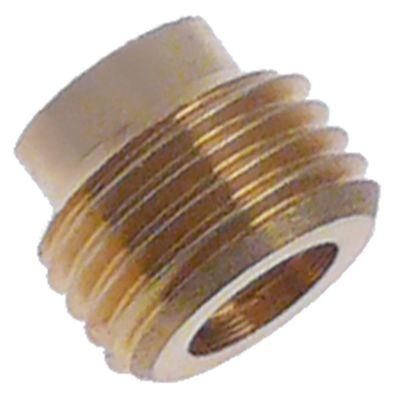 Adapter L 8mm Gevind M10x1 til termoelement Type SEF 1/2 Fastgørelsesgevind M6x0,5 VPE 5Stk.
