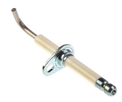 Tændelektrode L1 17mm L2 13mm med flange D1 ø 7mm FL 23mm FB 15mm EL1 21mm EL2 32mm