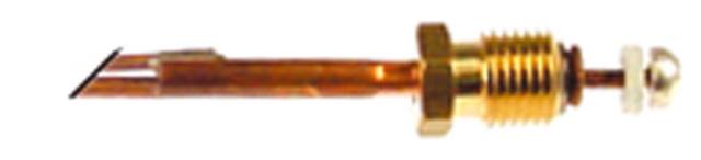 Termoelement M9x1 L 750mm Stikkontakt ø6,0(6,5)mm med afbryder F 6,3mm
