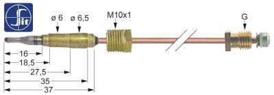 Termoelement M9x1 L 1500mm M10x1