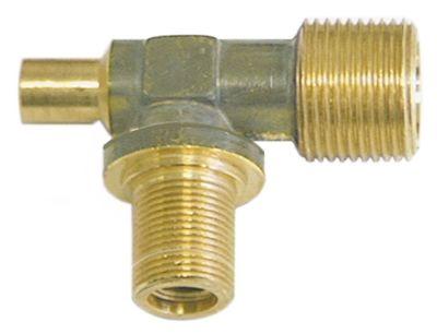 Dyseholder Rør ø 10mm Gasindgang M16x1,5 Gasudgang M14x1 Dyseholder M10x1
