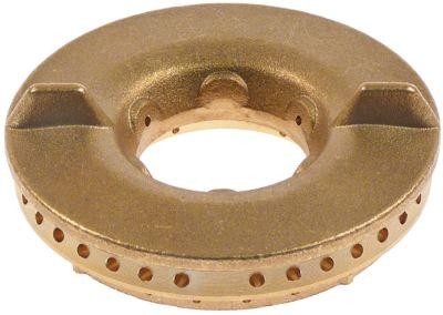 Brænderdæksel ø 80mm ID ø 32mm med midterhul 35kW C
