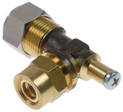 Dyseholder Rør ø 12mm Gasindgang M20x1,5 Gasudgang M14x1 Dyseholder M9x1