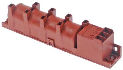 Tændgruppe Udgange 8 230VAC Mål 158x27x36mm BA 146mm Indgang F6,3x0,8 Type WAC-8A 6VA 50/60Hz