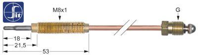 Termoelement M10x1 L 750mm M8x1 SIT