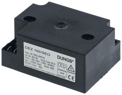 Tændgruppe Udgange 1 220-240VAC Mål 84x62x38mm BA 58mm Indgang F6,3x0,8 Kapslingsklasse IP54