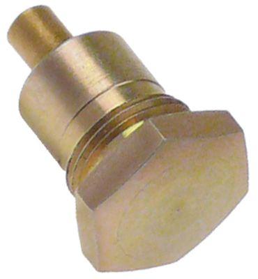 Trykregulering Gevind M13x1 ø 115mm L 25mm Messing til gasventil passer til Gasventiler VPE 1
