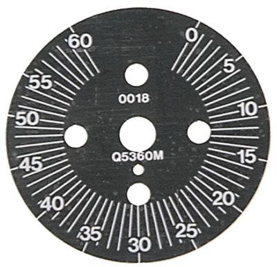 Skalaskive ø 60mm Drejevinkel 30-300° Tænd/sluk-ure Permanent stilling Nej