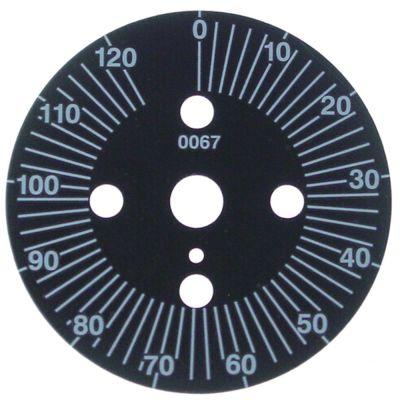 Skalaskive ø 60mm Drejevinkel 0-330° Tænd/sluk-ure Permanent stilling Nej Inddeling 120